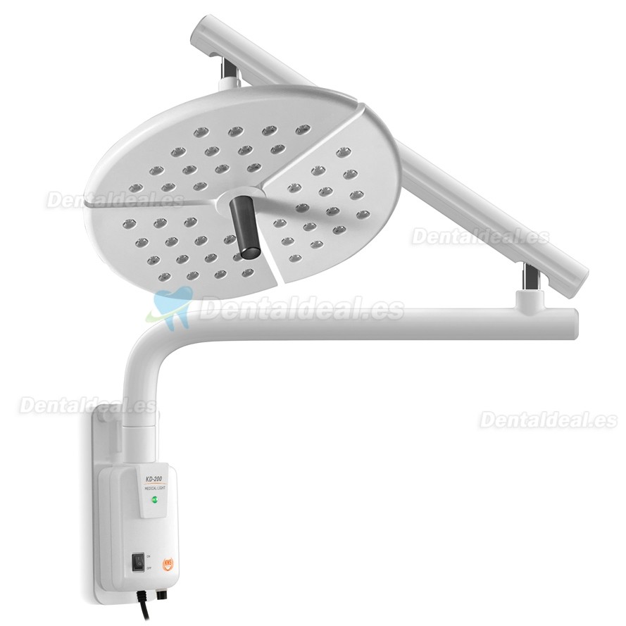 KWS KD-2036B-4 L&aacute;mpara Dental LED de Pared 80W sin Sombras Quir&uacute;rgica